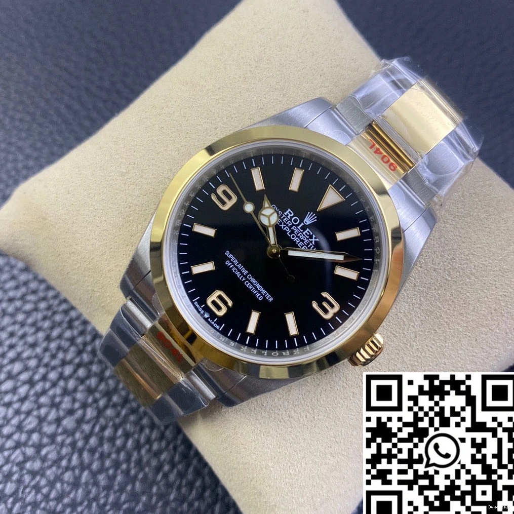 EW Rolex M124273-0001 Factory Dial Explorer Black 0320